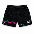 Blackout Mountain Topo Shorts — Black