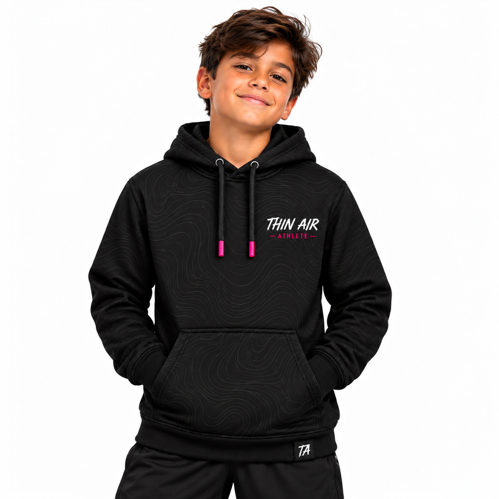 Blackout Topo Hoodie — Black