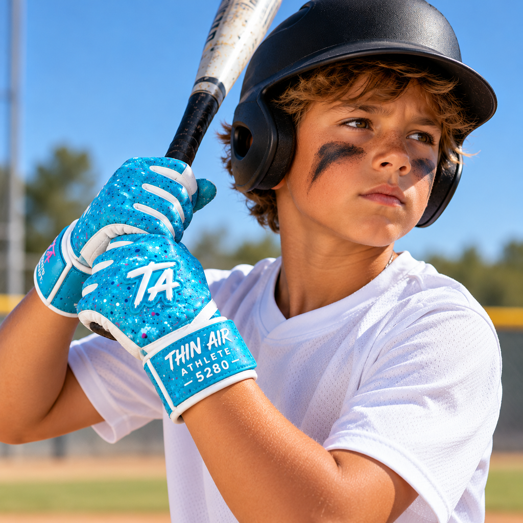 Stardust Batting Gloves — Teal