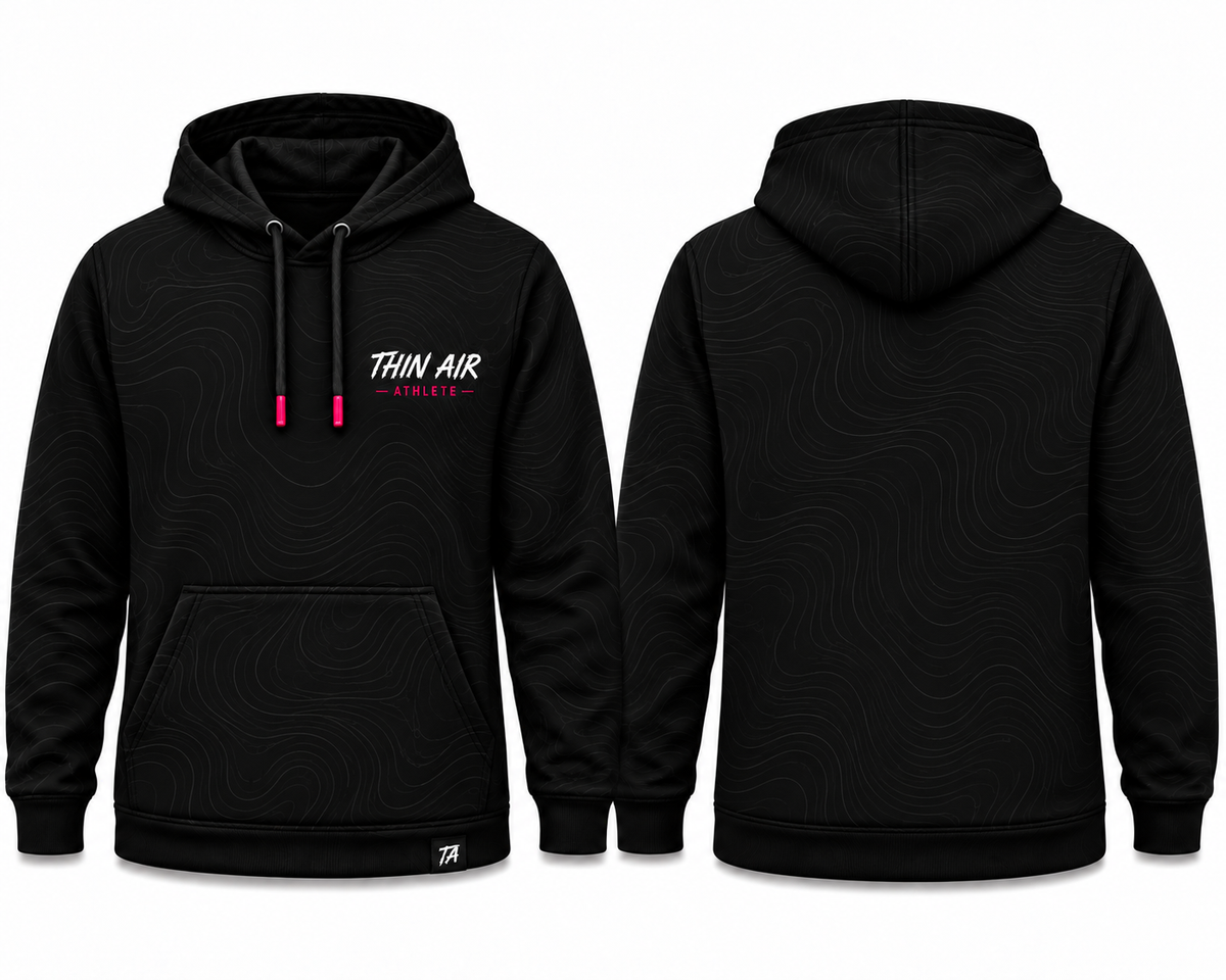 Blackout Topo Hoodie — Black