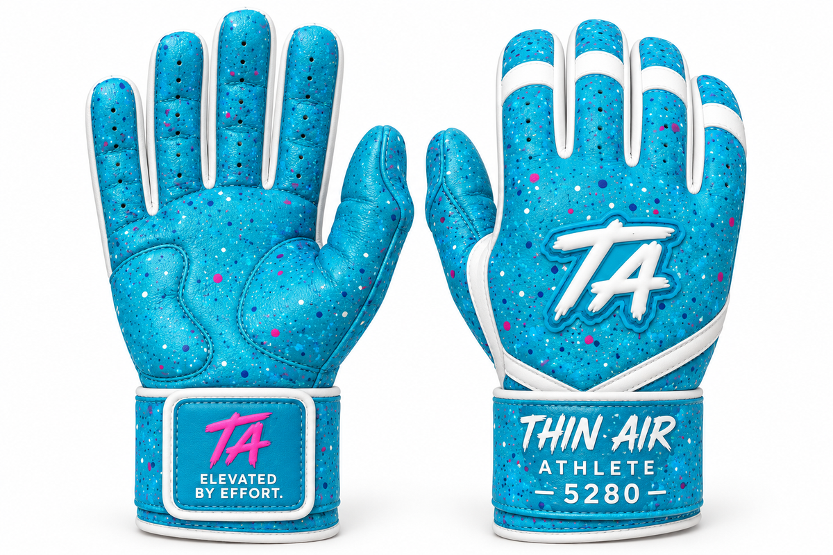 Stardust Batting Gloves — Teal